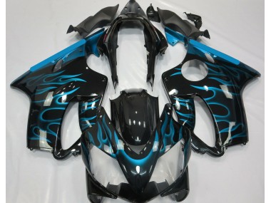 2004-2007 Hellblau Flamme CBR600 F4i Verkleidung