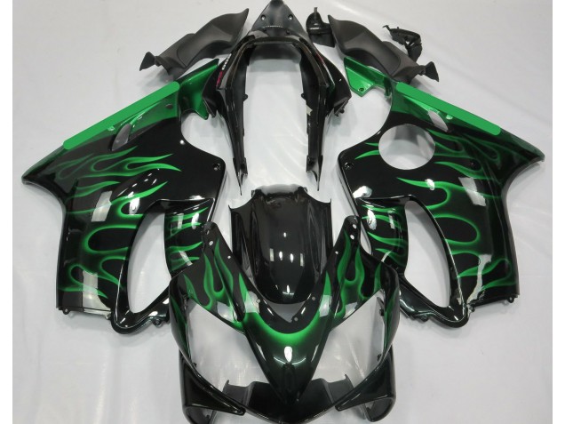 2004-2007 Hellgrün Flamme CBR600 F4i Verkleidung