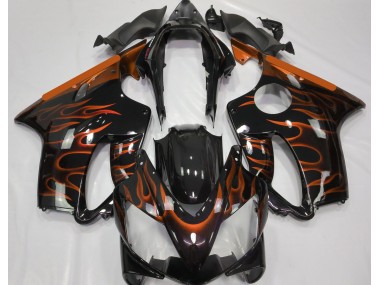 2004-2007 Orange Flamme CBR600 F4i Verkleidung