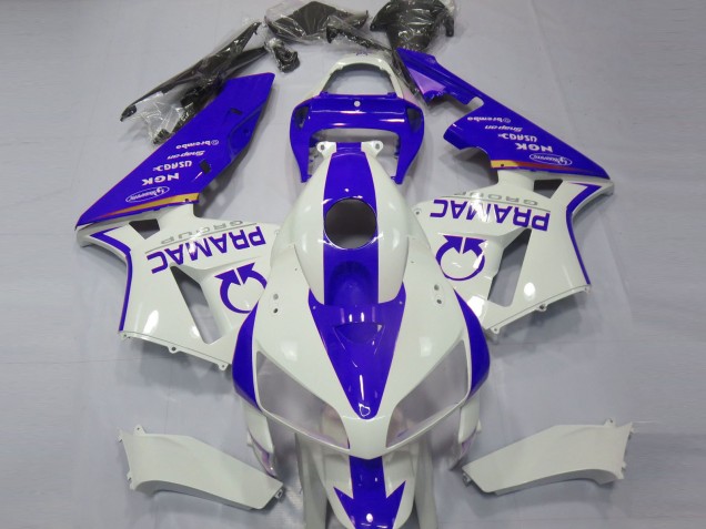 2005-2006 Blau & Weiß Custom CBR600RR Verkleidung 2005-2006 Blau & Weiß Custom CBR600RR Verkleidung