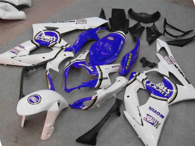 2005-2006 Blau Lucky Strike GSXR 1000 Verkleidung 2005-2006 Blau Lucky Strike GSXR 1000 Verkleidung