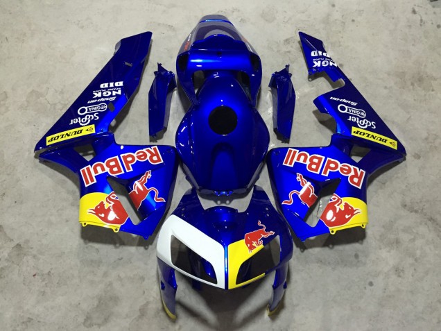 2005-2006 Blau Rot Bull CBR600RR Verkleidung
