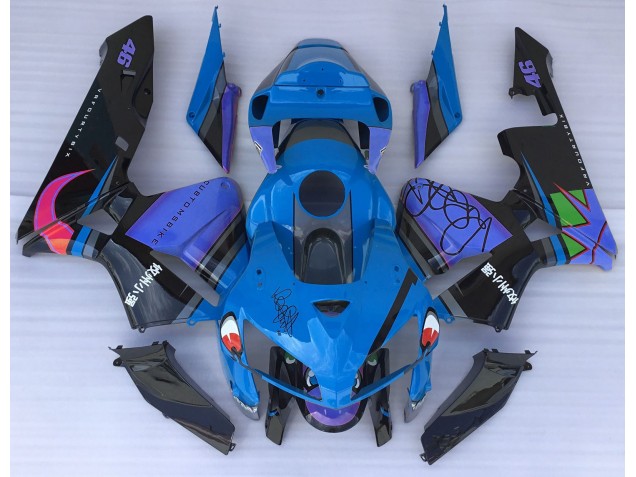 2005-2006 Blauer Hai CBR600RR Verkleidung 2005-2006 Blauer Hai CBR600RR Verkleidung