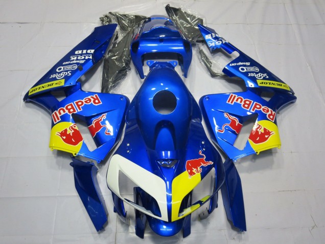 2005-2006 Blaurot Bull Stil CBR600RR Verkleidung 2005-2006 Blaurot Bull Stil CBR600RR Verkleidung