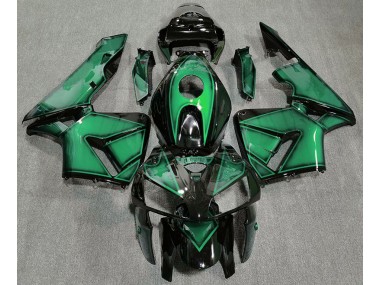 2005-2006 Dunkelhellgrün CBR600RR Verkleidung