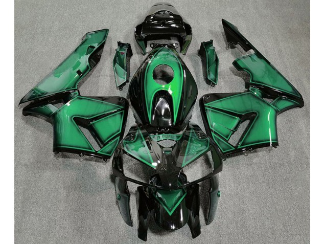 2005-2006 Dunkelhellgrün CBR600RR Verkleidung 2005-2006 Dunkelhellgrün CBR600RR Verkleidung