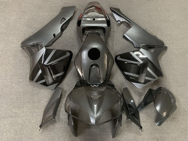 2005-2006 Dunkelsilber & Schwarz CBR600RR Verkleidung 2005-2006 Dunkelsilber & Schwarz CBR600RR Verkleidung