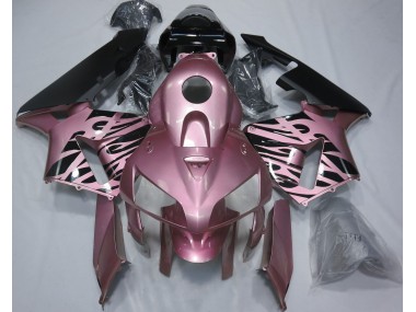 2005-2006 Rosa Flamme CBR600RR Verkleidung