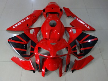 2005-2006 Rot Glänzend CBR600RR Verkleidung