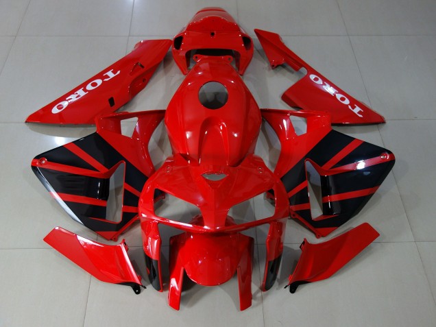 2005-2006 Rot Glänzend CBR600RR Verkleidung 2005-2006 Rot Glänzend CBR600RR Verkleidung