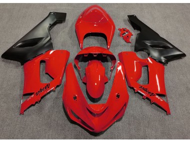 2005-2006 Rot Glänzend ZX6R Verkleidung