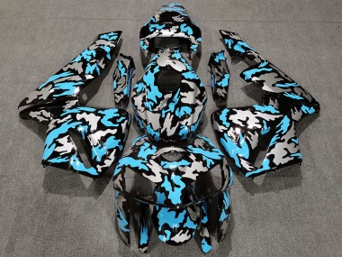 2005-2006 Tarnung & Hellblau CBR600RR Verkleidung
