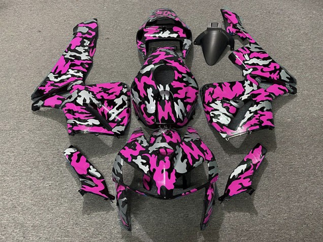 2005-2006 Tarnung & Hot Pink CBR600RR Verkleidung 2005-2006 Tarnung & Hot Pink CBR600RR Verkleidung