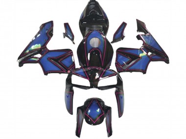 2005-2006 Tiefes Blau & Rosa Umriss CBR600RR Verkleidung