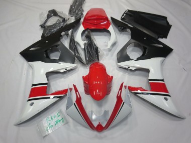 2005 Weiß Rot & Schwarz R6 Verkleidung