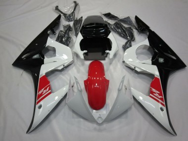 2005 Schwarz Weiß & Silber R6 Verkleidung