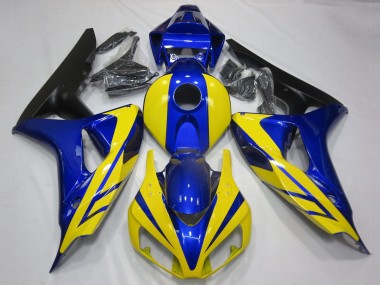 2006-2007 Blau & Gelb CBR1000RR Verkleidung