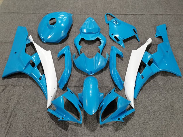 2006-2007 Blau & Weiß Mit Perle R6 Verkleidung 2006-2007 Blau & Weiß Mit Perle R6 Verkleidung
