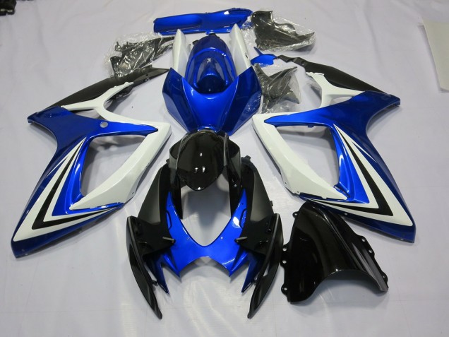 2006-2007 Blau Schwarz & Weiß GSXR 600-750 Verkleidung 2006-2007 Blau Schwarz & Weiß GSXR 600-750 Verkleidung