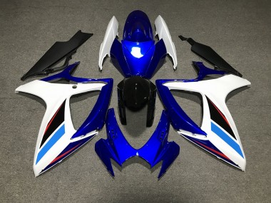 2006-2007 Blauweiß & Schwarz GSXR 600-750 Verkleidung