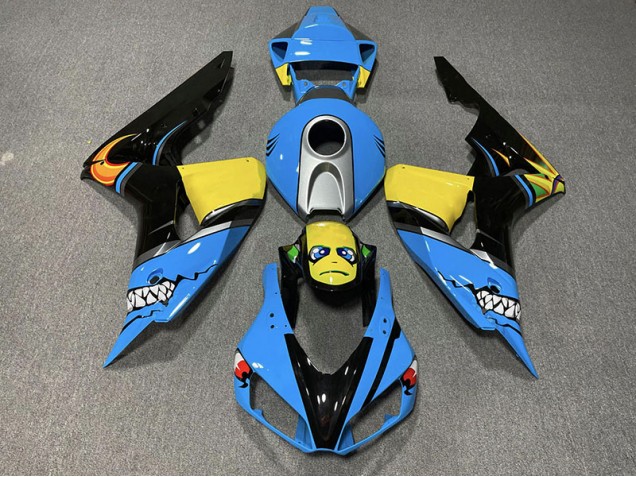2006-2007 Blauer Hai CBR1000RR Verkleidung 2006-2007 Blauer Hai CBR1000RR Verkleidung