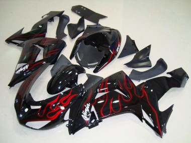 2006-2007 Flame Rot ZX10R Verkleidung