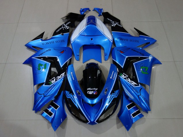 2006-2007 Flüssigblau & Logos ZX10R Verkleidung 2006-2007 Flüssigblau & Logos ZX10R Verkleidung