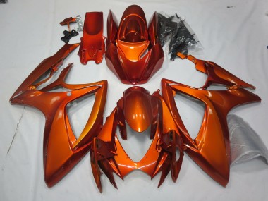 2006-2007 Gebranntes Orange GSXR 600-750 Verkleidung