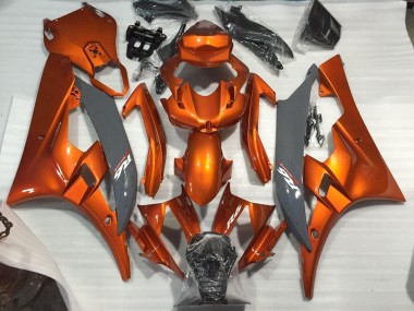 2006-2007 Gebranntes Orange & Nardo R6 Verkleidung