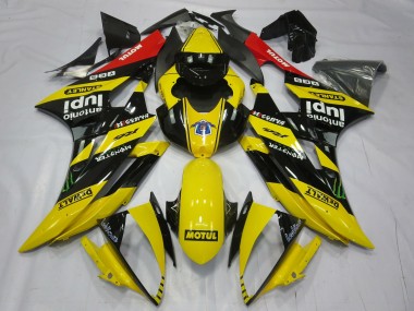 2006-2007 Gelb Motul R6 Verkleidung