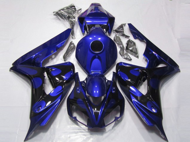 2006-2007 Glänzend Blau & Schwarz CBR1000RR Verkleidung 2006-2007 Glänzend Blau & Schwarz CBR1000RR Verkleidung