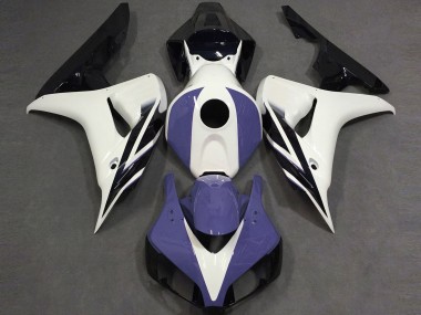 2006-2007 Glänzend Weiß Blau & Schwarz CBR1000RR Verkleidung