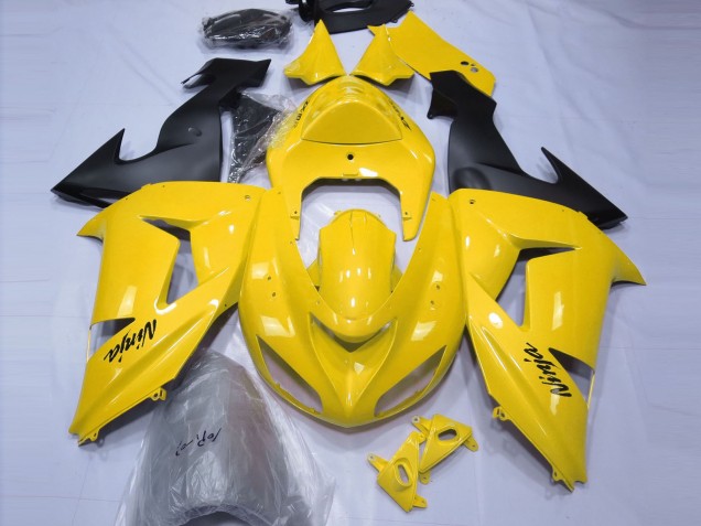 2006-2007 Glänzend Gelb ZX10R Verkleidung