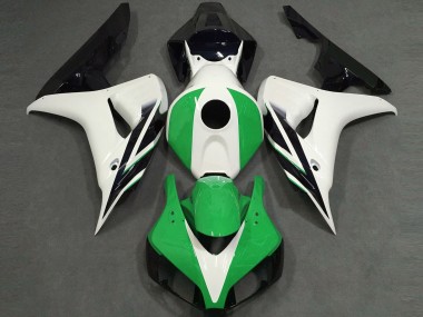 2006-2007 Glänzend Weiß Grün Schwarz CBR1000RR Verkleidung
