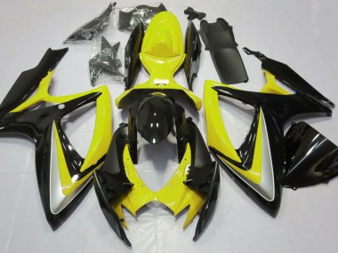 2006-2007 Glänzendes Gelb Ohne Abzeichen GSXR 600-750 Verkleidung