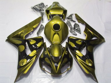 2006-2007 Glänzendes Gelb & Schwarz CBR1000RR Verkleidung