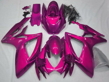 2006-2007 Glanzrosa Schlicht GSXR 600-750 Verkleidung