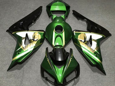 2006-2007 Grün-Gold CBR1000RR Verkleidung