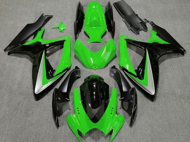 2006-2007 Grün OEM-Stil GSXR 600-750 Verkleidung