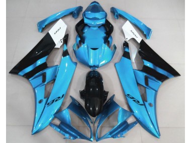 2006-2007 Hellblau & Schwarz Glänzend R6 Verkleidung