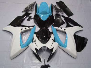 2006-2007 Hellblauer Stern GSXR 600-750 Verkleidung