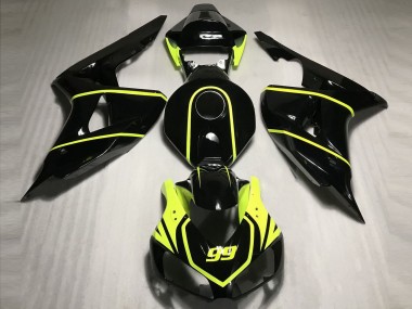 2006-2007 High Viz & Schwarz Cbr CBR1000RR Verkleidung