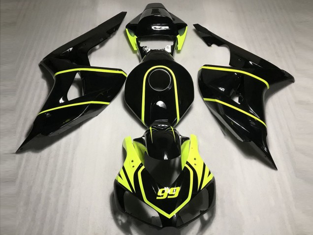 2006-2007 High Viz & Schwarz Cbr CBR1000RR Verkleidung