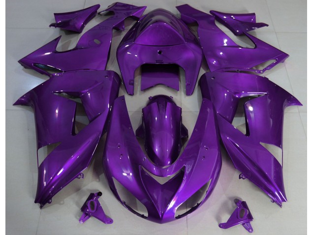 2006-2007 Lila Schlicht ZX10R Verkleidung 2006-2007 Lila Schlicht ZX10R Verkleidung