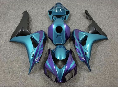 2006-2007 Lila & Smaragd CBR1000RR Verkleidung