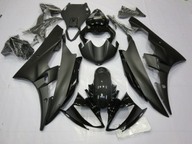 2006-2007 Matt & Glänzend Schwarz R6 Verkleidung
