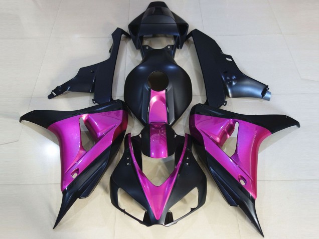 2006-2007 Matt Schwarz & Pink CBR1000RR Verkleidung 2006-2007 Matt Schwarz & Pink CBR1000RR Verkleidung