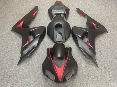 2006-2007 Matt Schwarz & Rot CBR1000RR Verkleidung