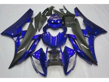 2006-2007 Metallic Blau & Schwarz R6 Verkleidung