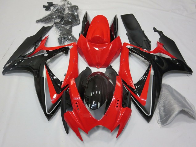 2006-2007 OEM Stil Rot GSXR 600-750 Verkleidung 2006-2007 OEM Stil Rot GSXR 600-750 Verkleidung